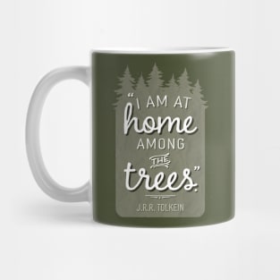 Home Among the Trees JRR Tolkien Quote Mug